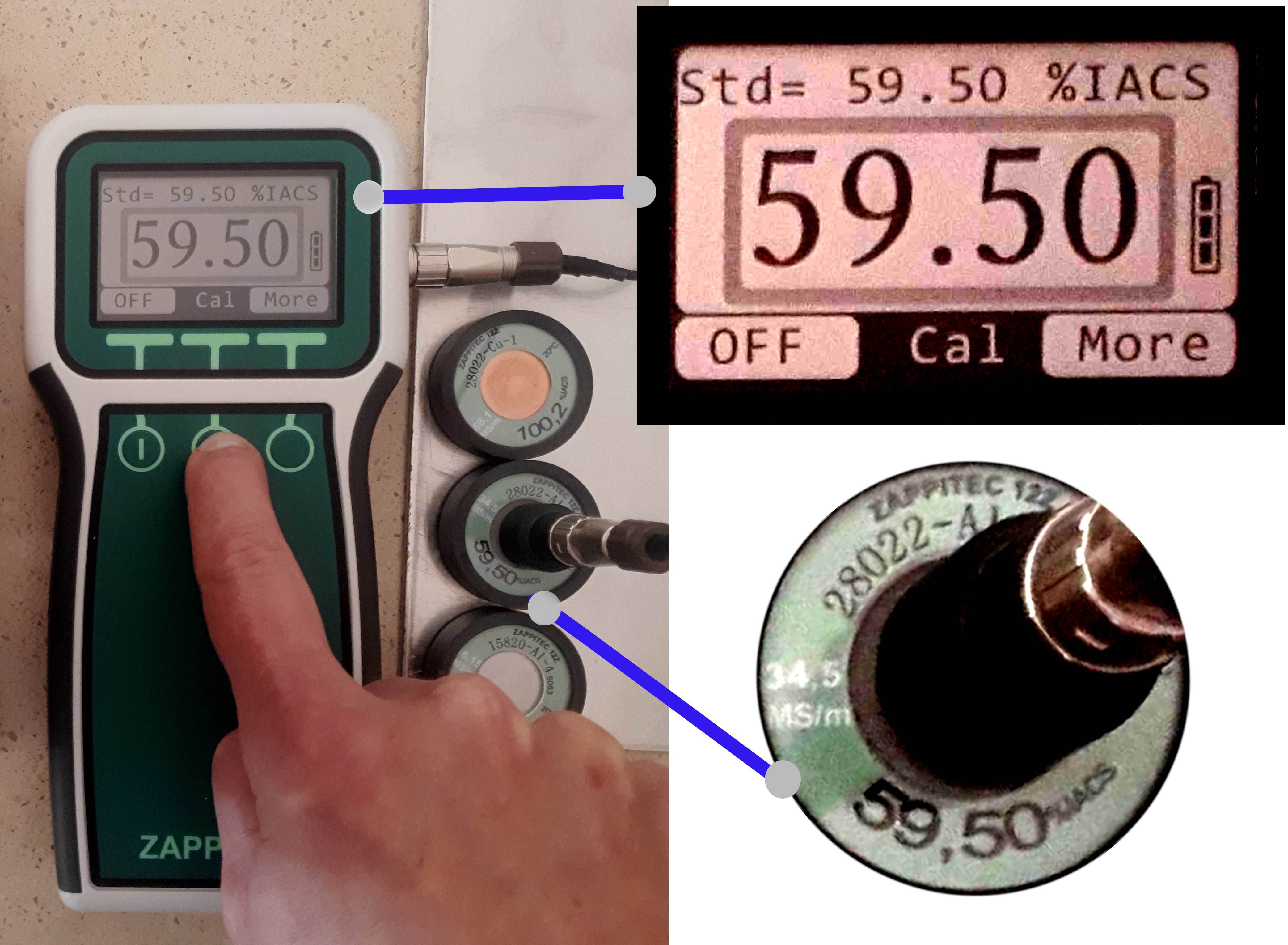 Calibrating model 12Z Conductivity Meter